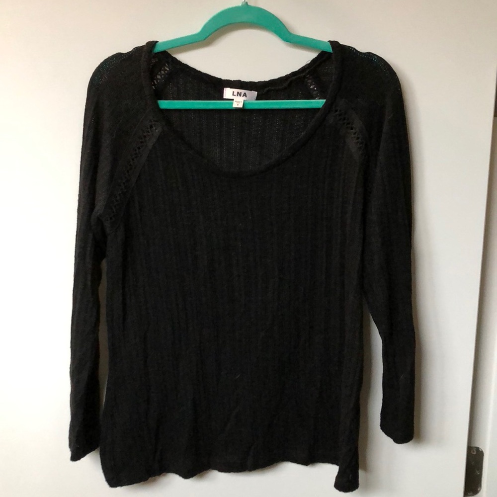 LNA soft sweater